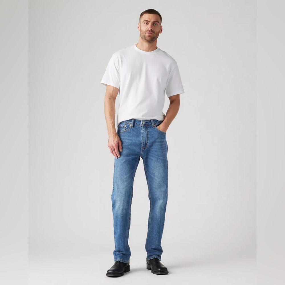 Levi’s 505 Regular Fit Men’s Jeans 34x32 - Fremont Drop Shot - Medium Wash